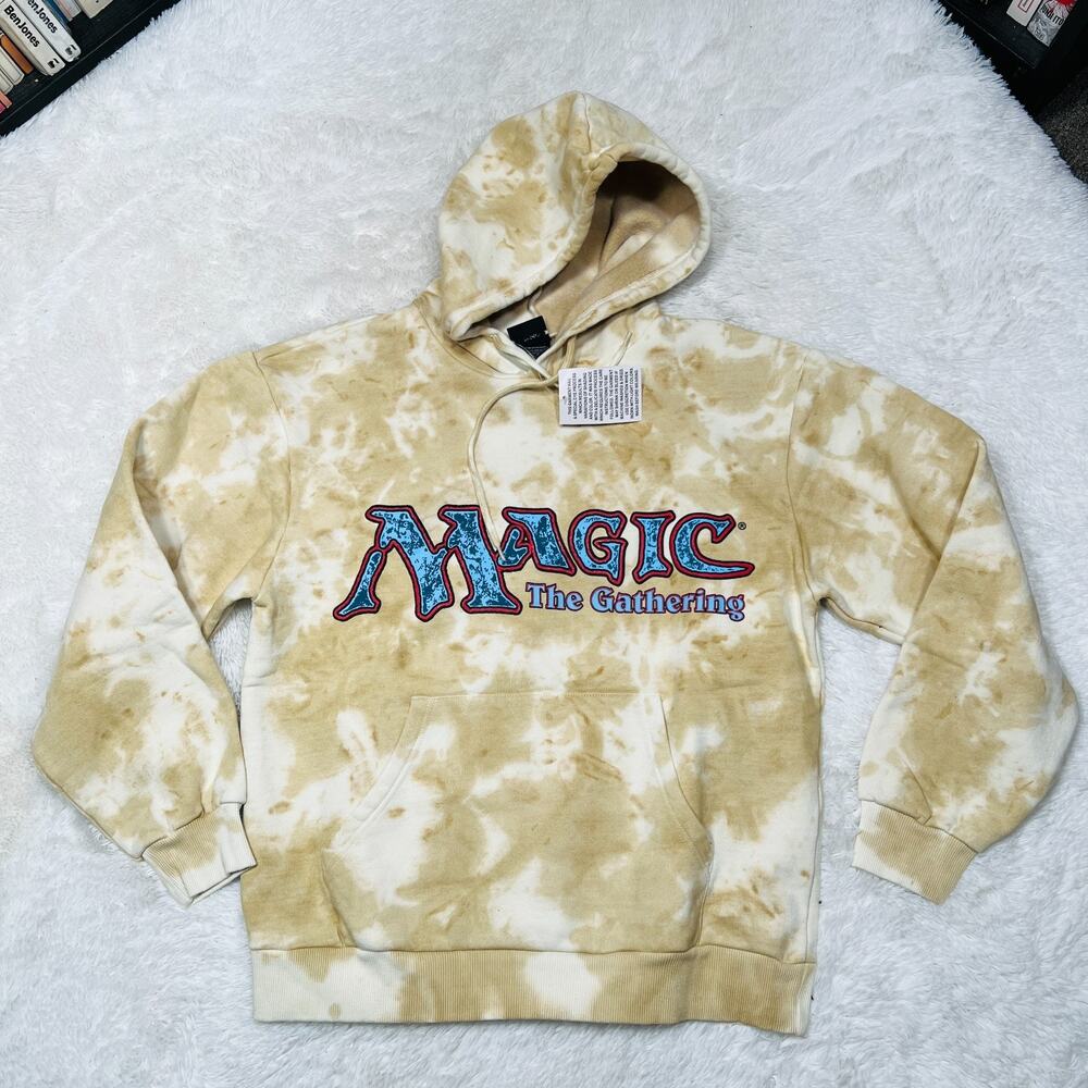 MAGIC THE GATHERING TIE DYE HOODIE SIZE SMALL MTG LOGO